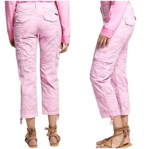 Sanctuary Pink Camo Cargo Ankle Pants Size 25 - Y2K Standard Surplus.    L18